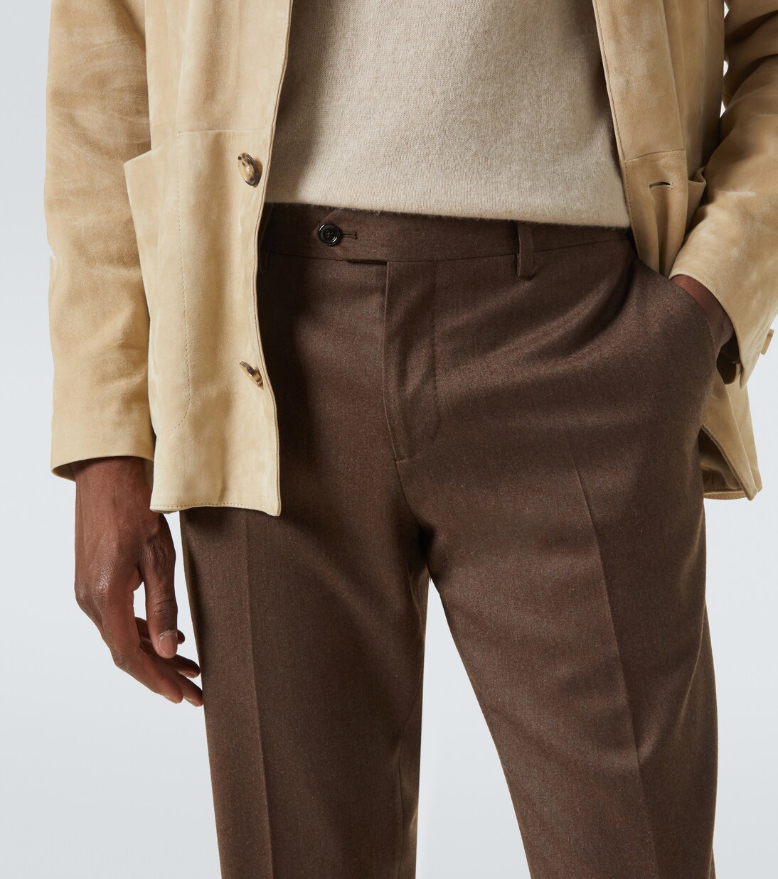 Wool and cashmere suit pants | Lardini