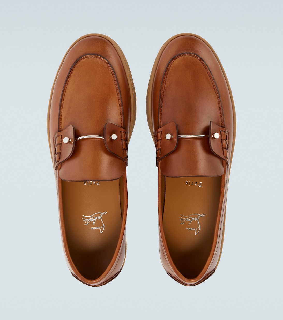 Chambeliboat leather boat shoes | Christian Louboutin
