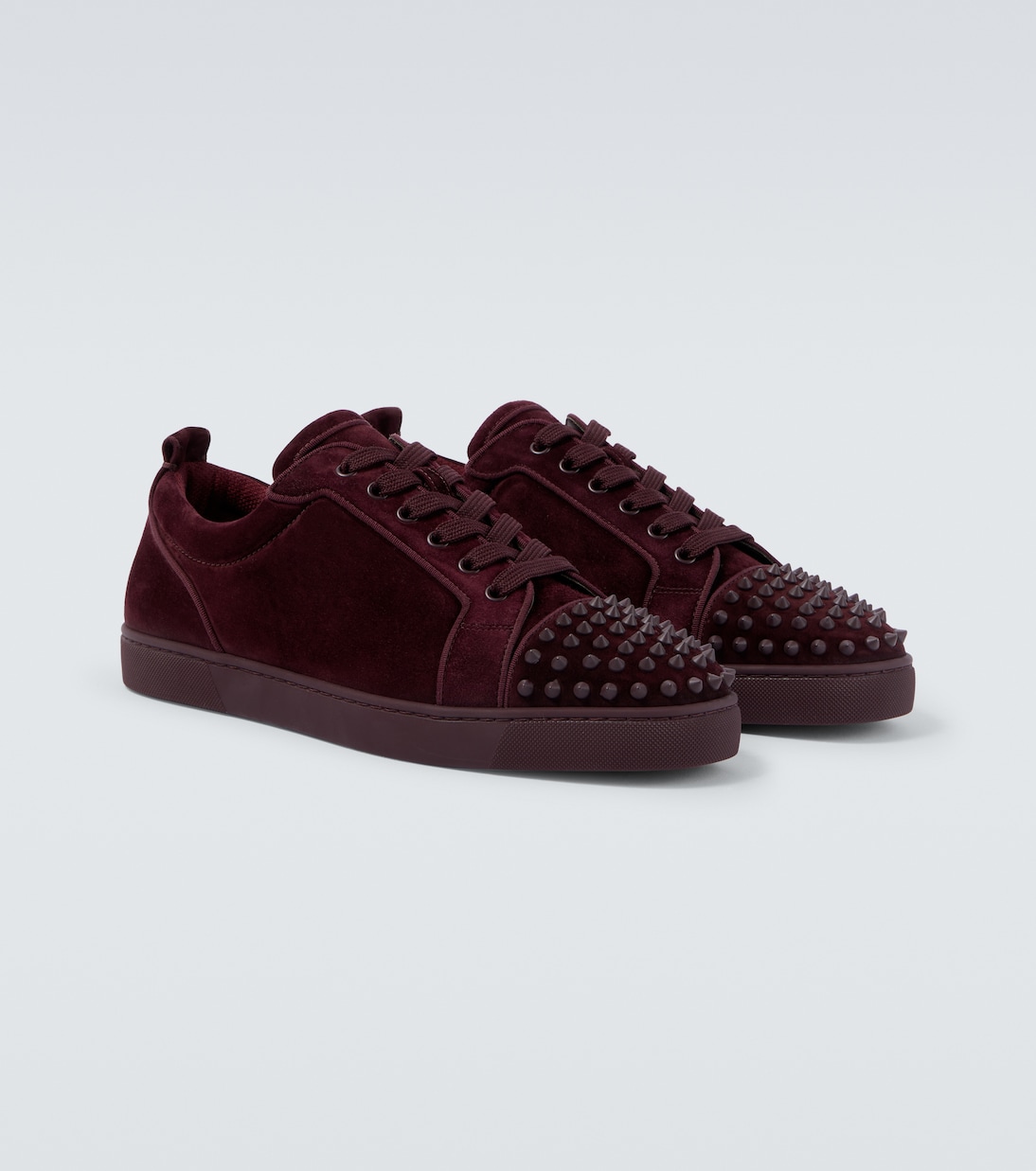 Louis Junior Spikes suede sneakers | Christian Louboutin
