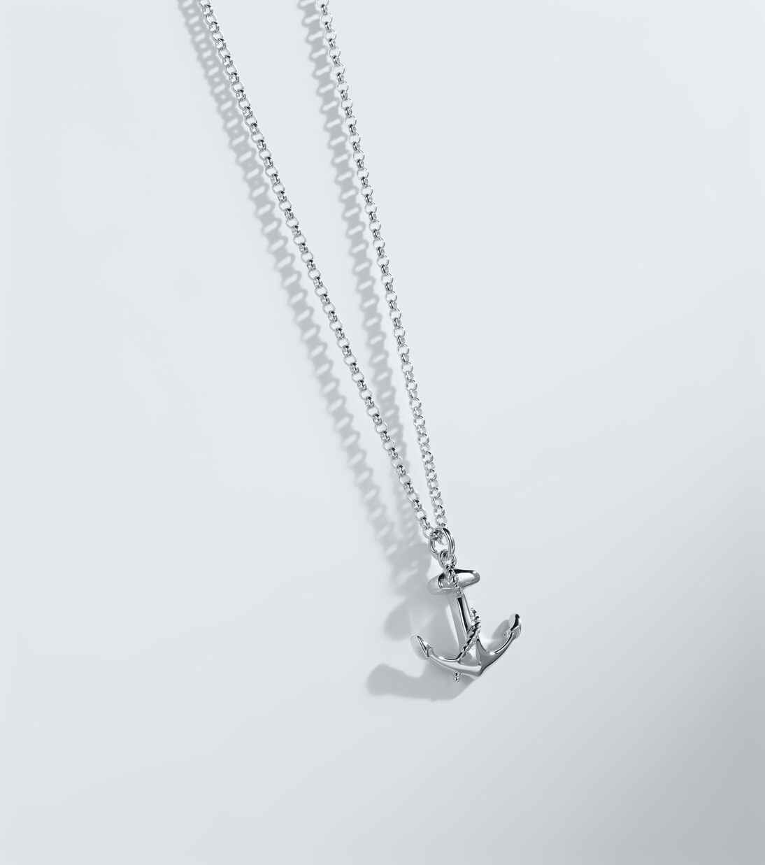 Collana Anchor Lock in argento sterling | Mateo