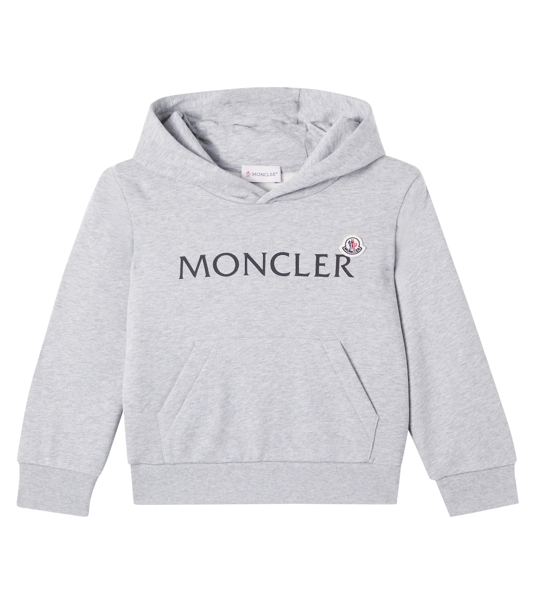 Logo cotton jersey hoodie | Moncler Enfant