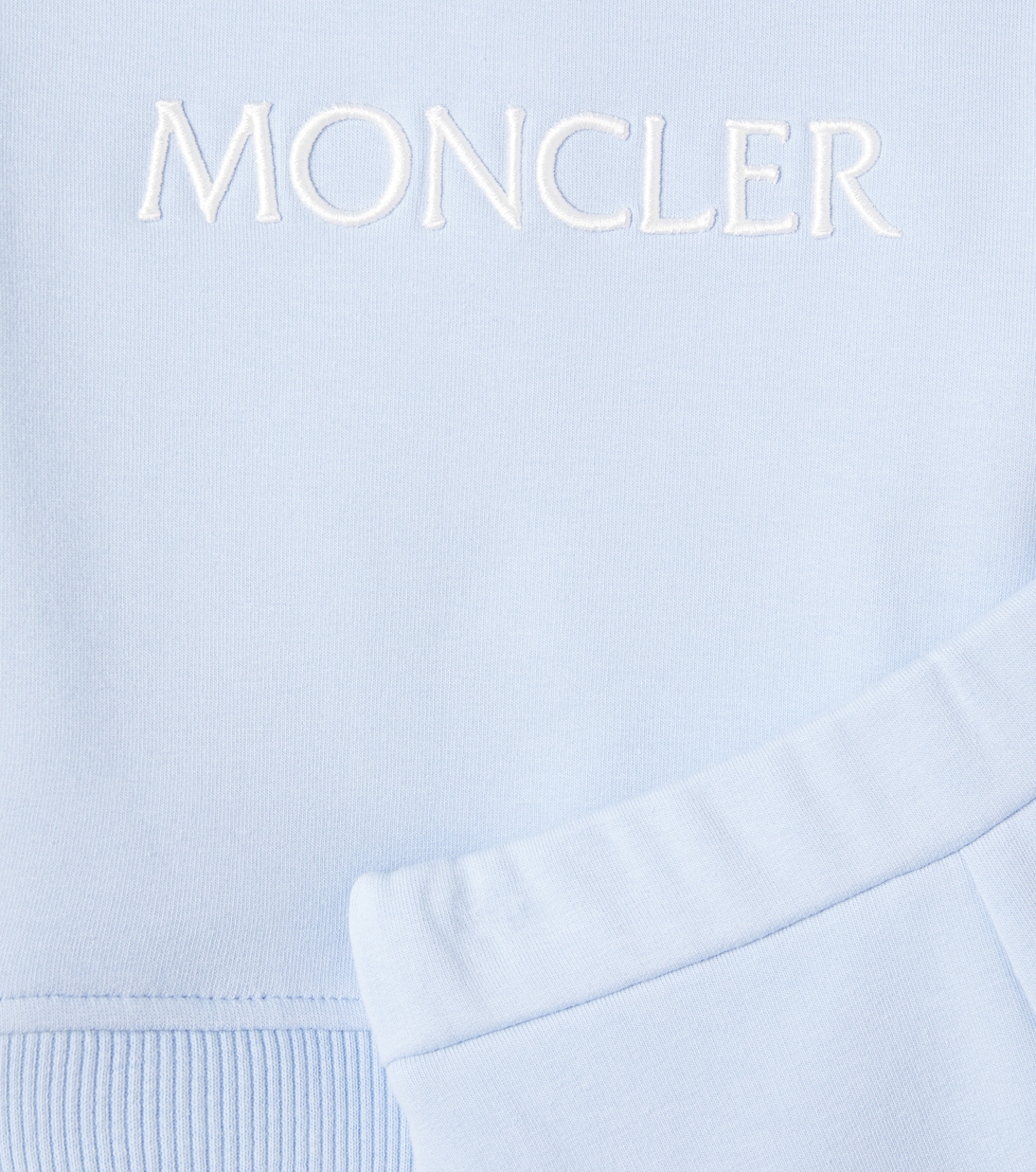 Baby cotton-blend fleece sweatshirt and sweatpants set | Moncler Enfant