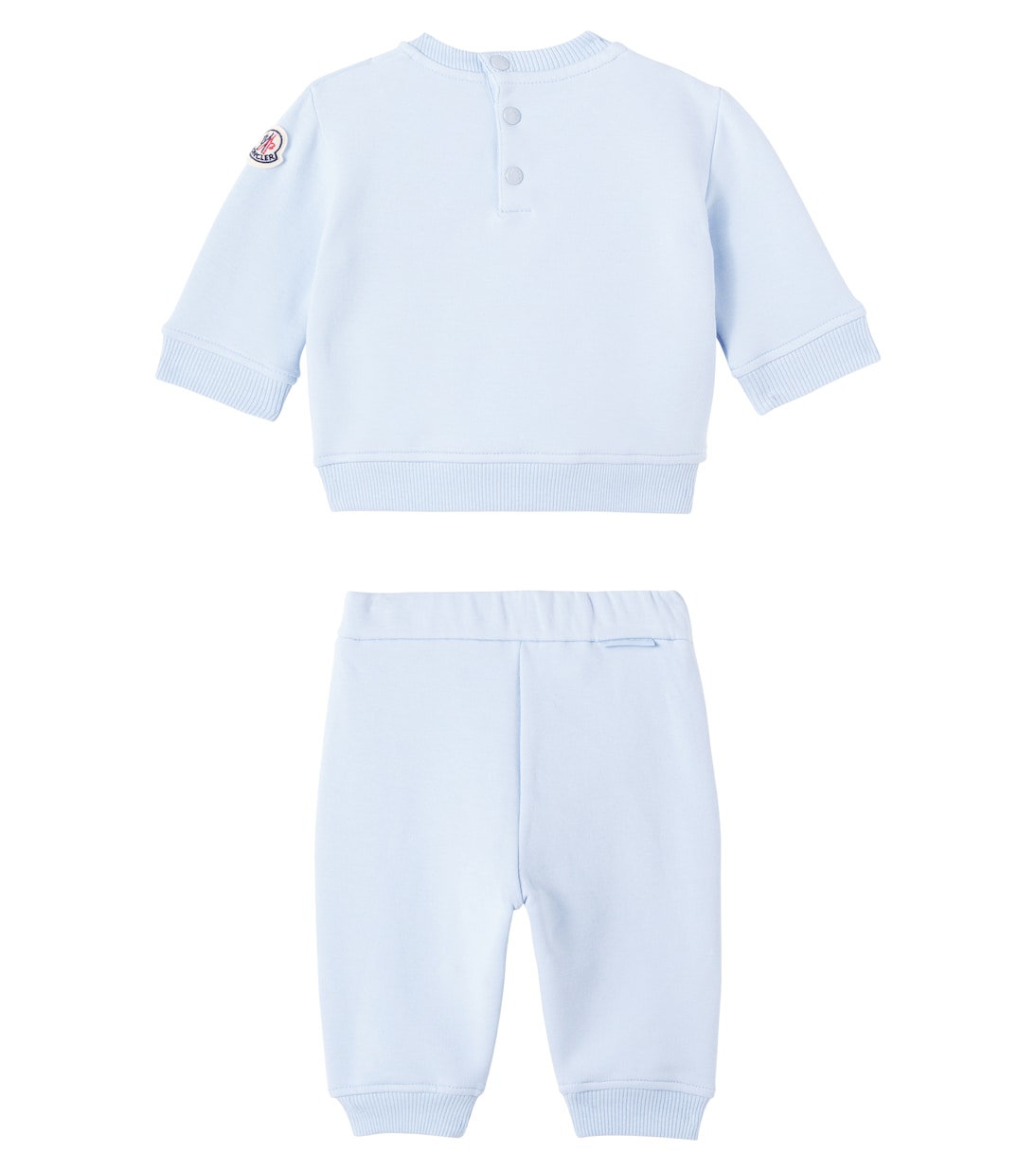 Baby cotton-blend fleece sweatshirt and sweatpants set | Moncler Enfant