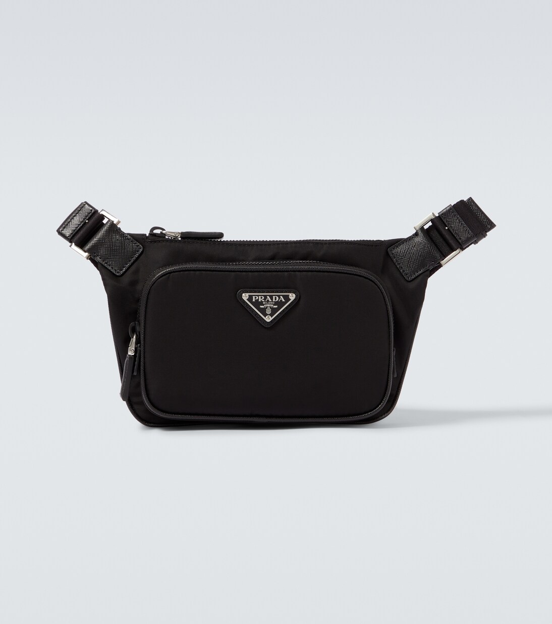 Re-Nylon leather-trimmed belt bag | Prada