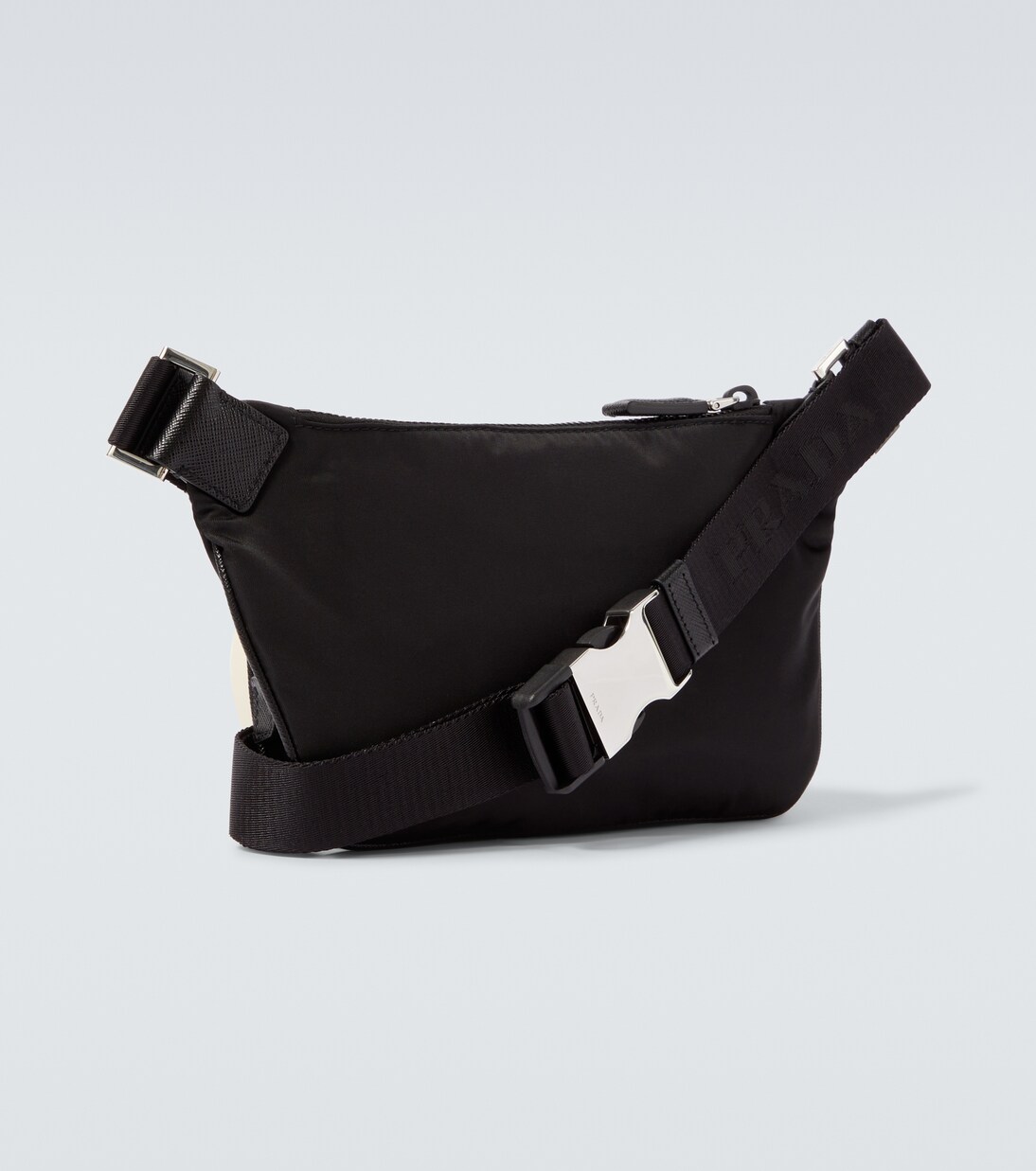 Re-Nylon leather-trimmed belt bag | Prada