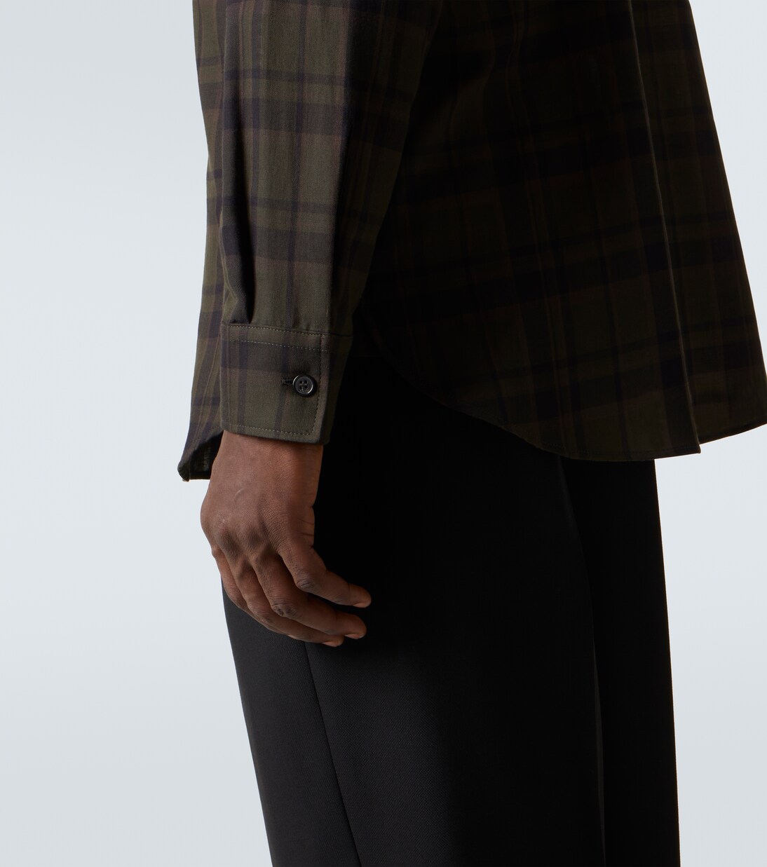 Cassandre checked cotton flannel shirt | Saint Laurent