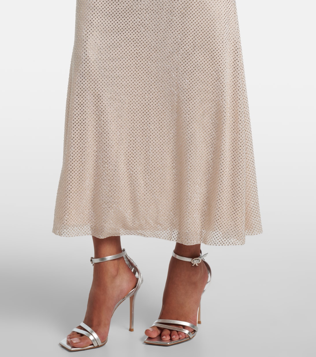 Midikleid mit Kristallen | Self-Portrait