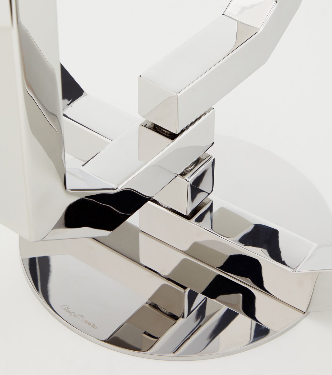 Arborescence stainless steel candle holder | Christofle