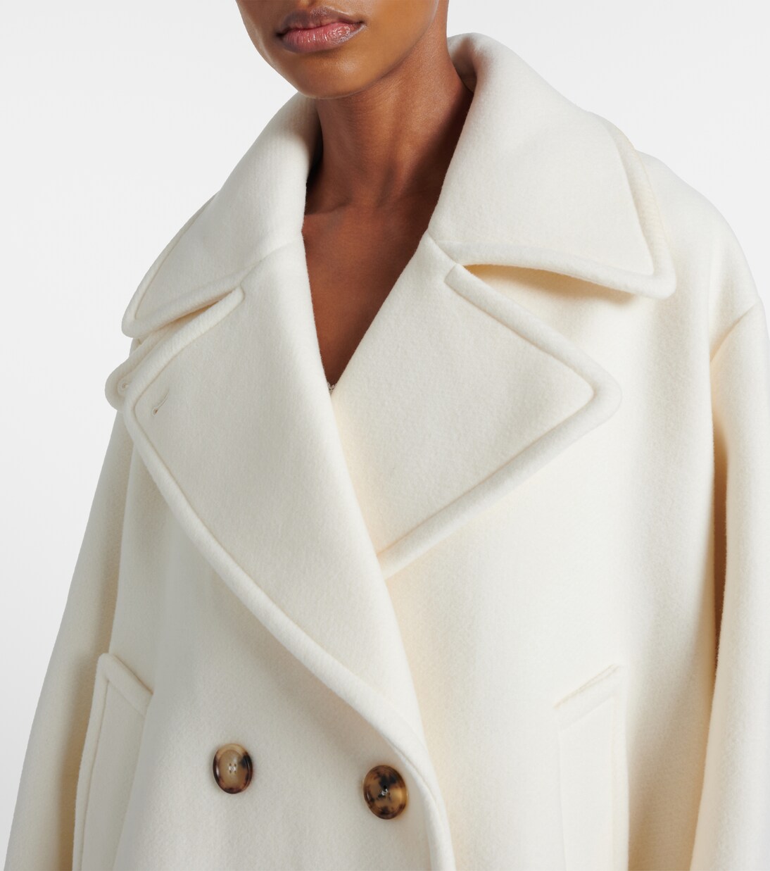 Oversize-Mantel aus einem Wollgemisch | Chloé