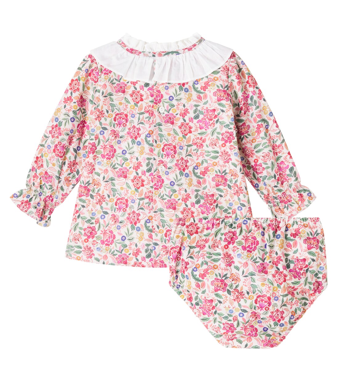 Baby Odisea floral dress and bloomers set | La Coqueta