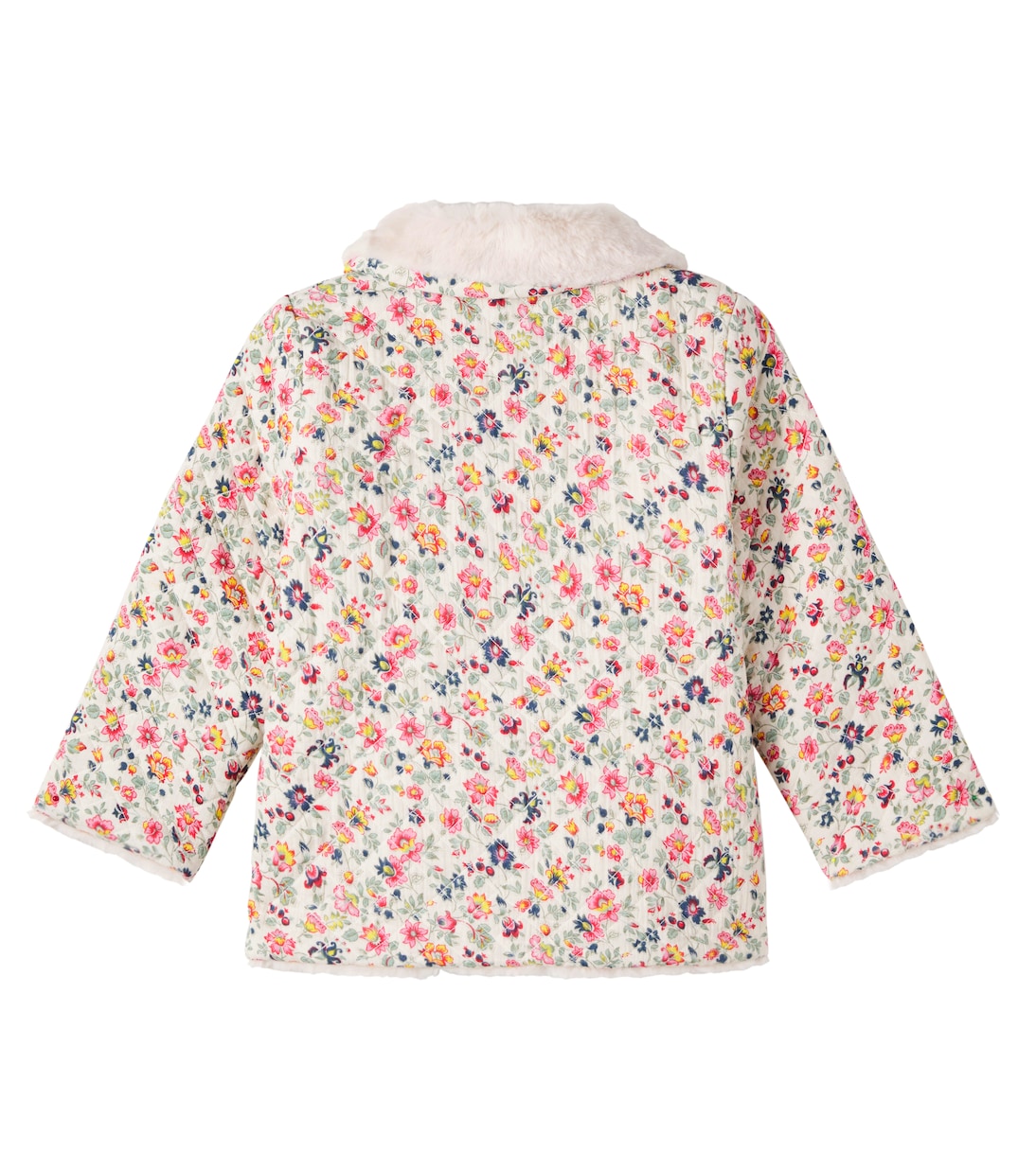 Abrigo acolchado de algodón floral | Louise Misha