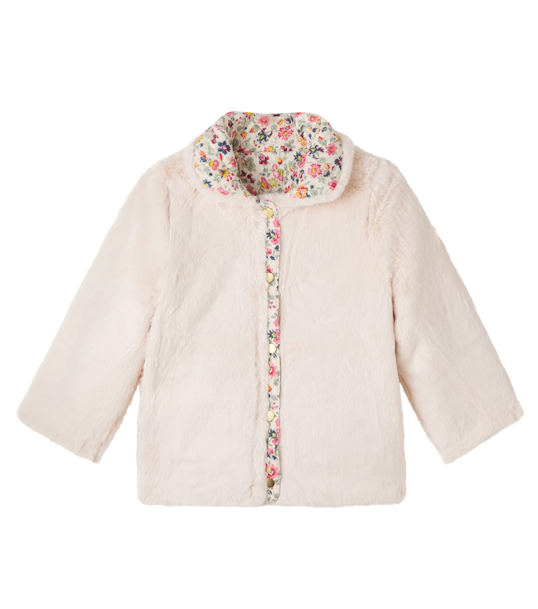 Abrigo acolchado de algodón floral | Louise Misha