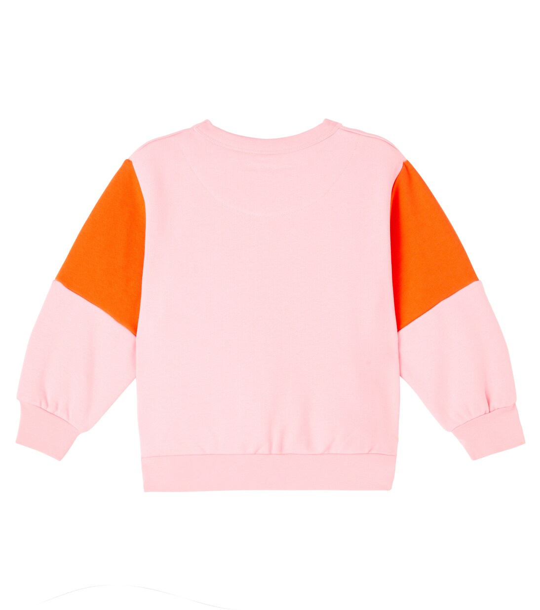 Colorblocked cotton jersey sweatshirt  | Tinycottons