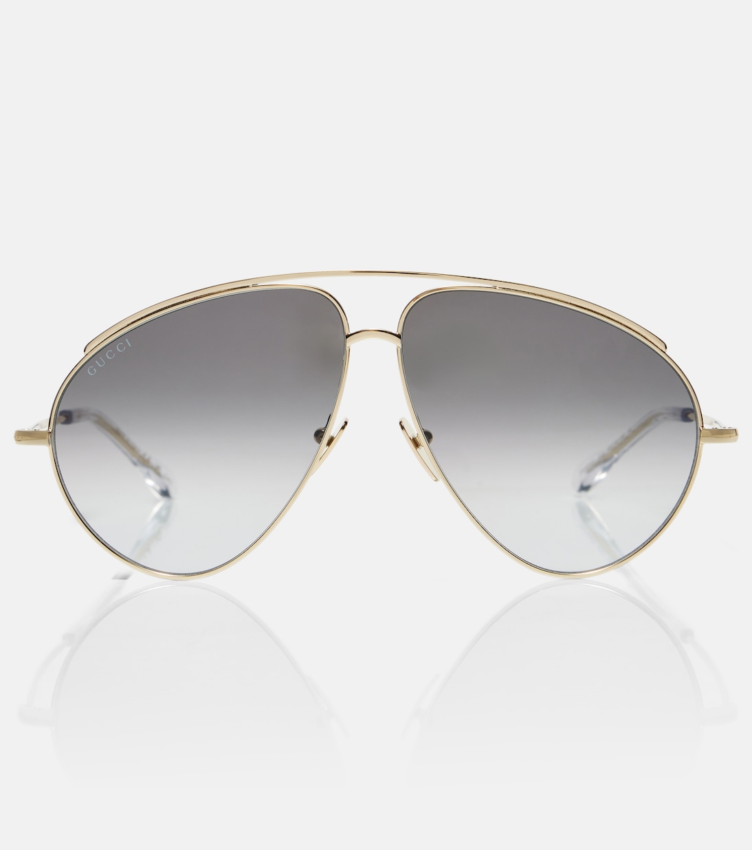 Lunettes de soleil oversize aviateur | Gucci