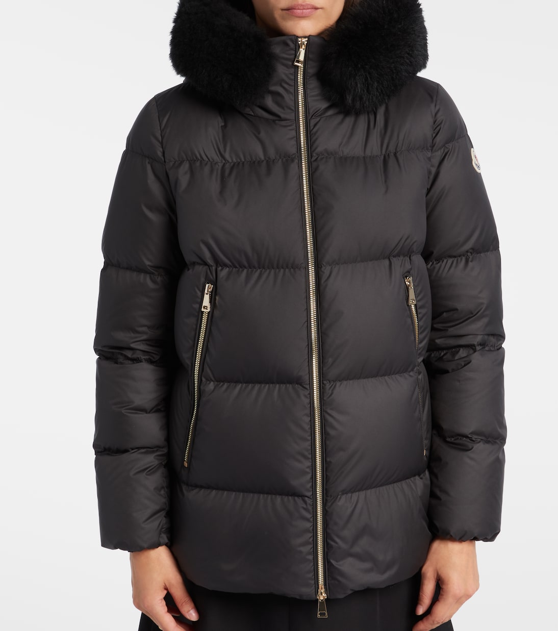 Daunenjacke Laichefur mit Shearling | Moncler