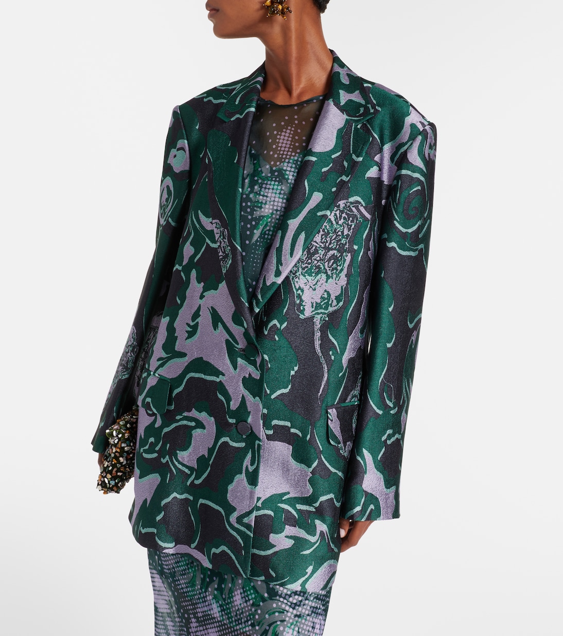 Printed blazer | Dries Van Noten