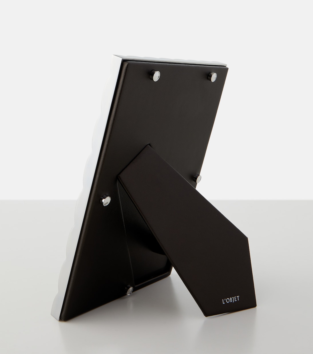 Maxime platinum-plated picture frame | L'Objet