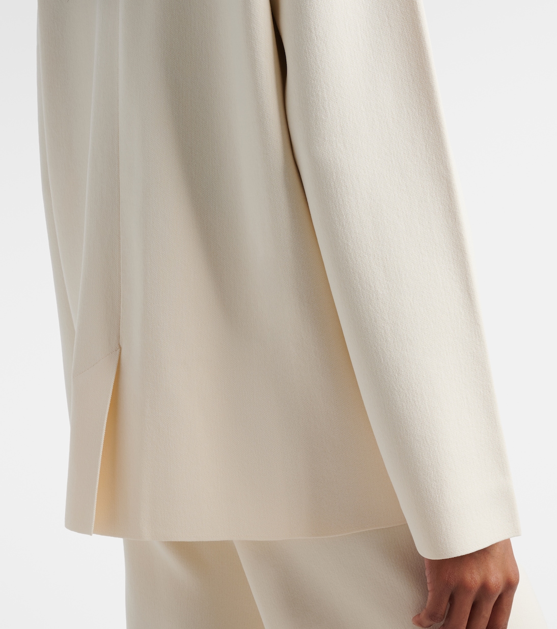 Calte double-breasted crêpe blazer | Max Mara