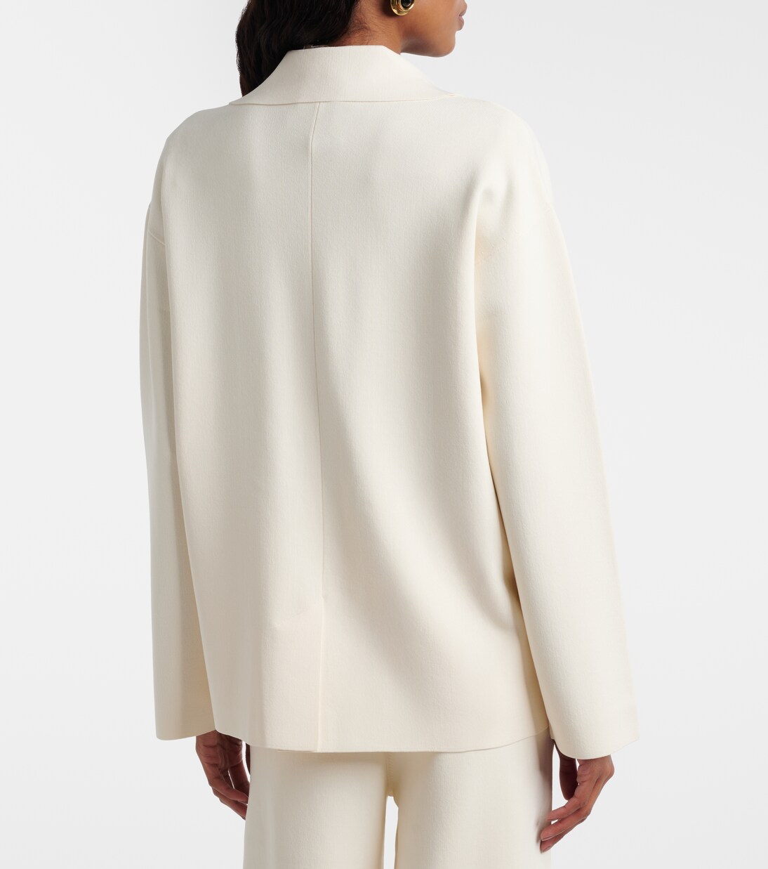 Calte double-breasted crêpe blazer | Max Mara