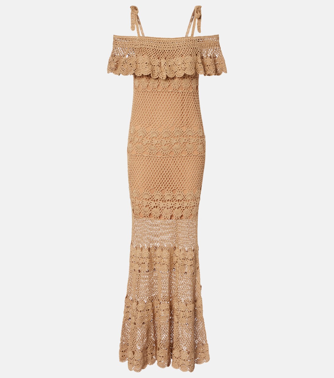 Marianne crochet cotton maxi dress | Anna Kosturova