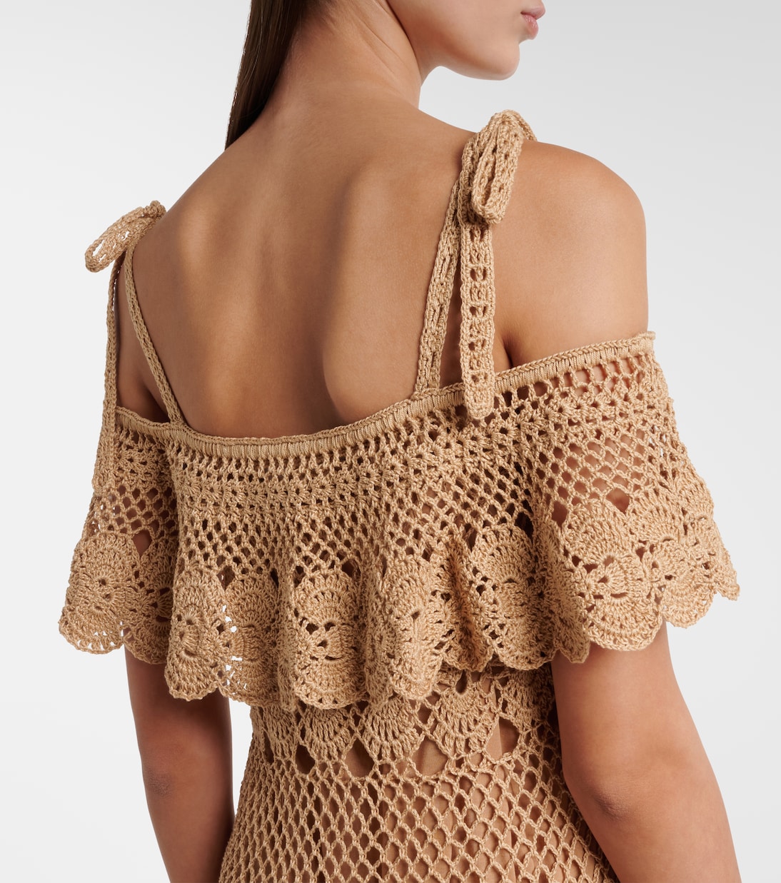 Marianne crochet cotton maxi dress | Anna Kosturova