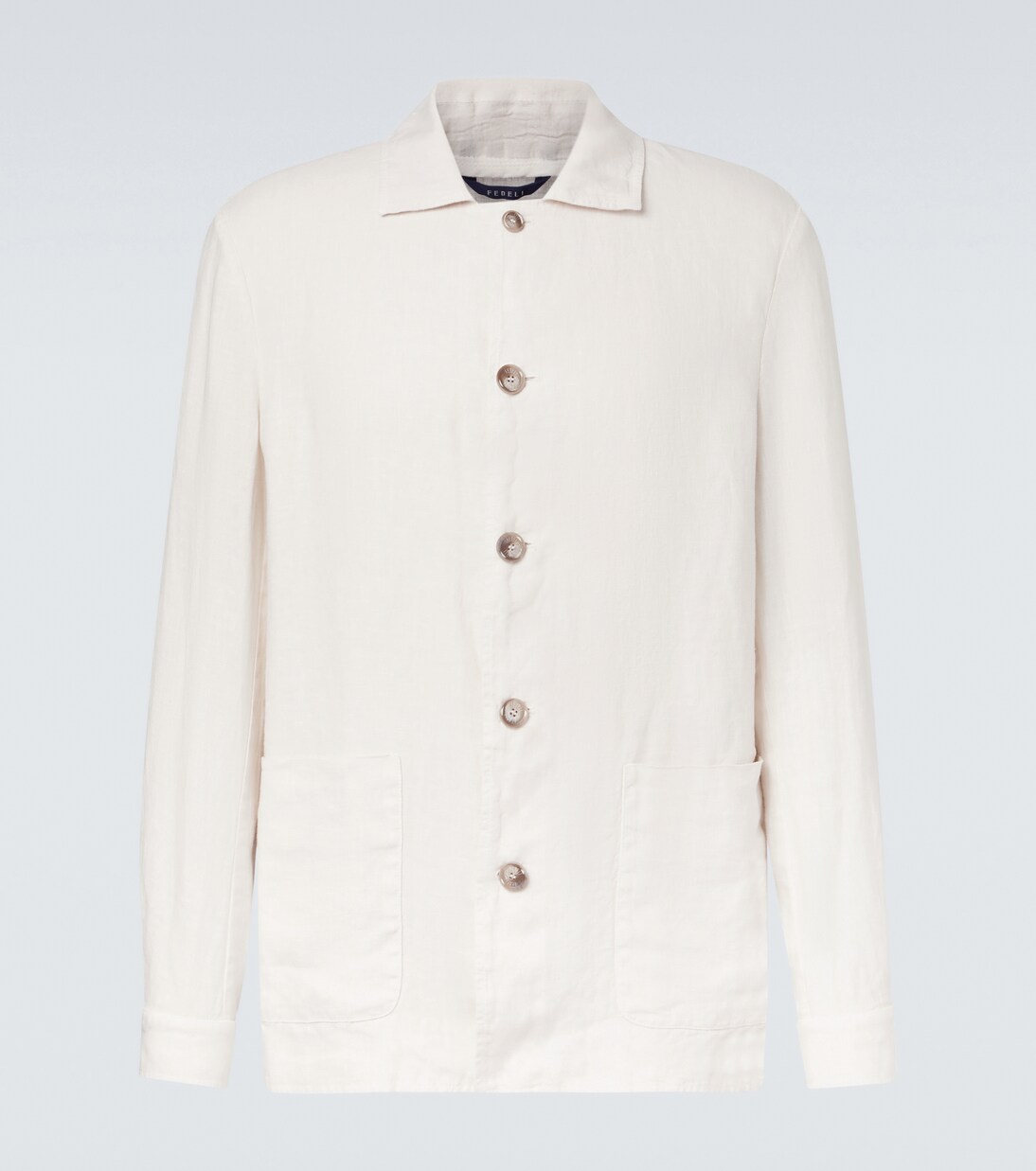 Oxford-Jacke aus Leinen | Fedeli