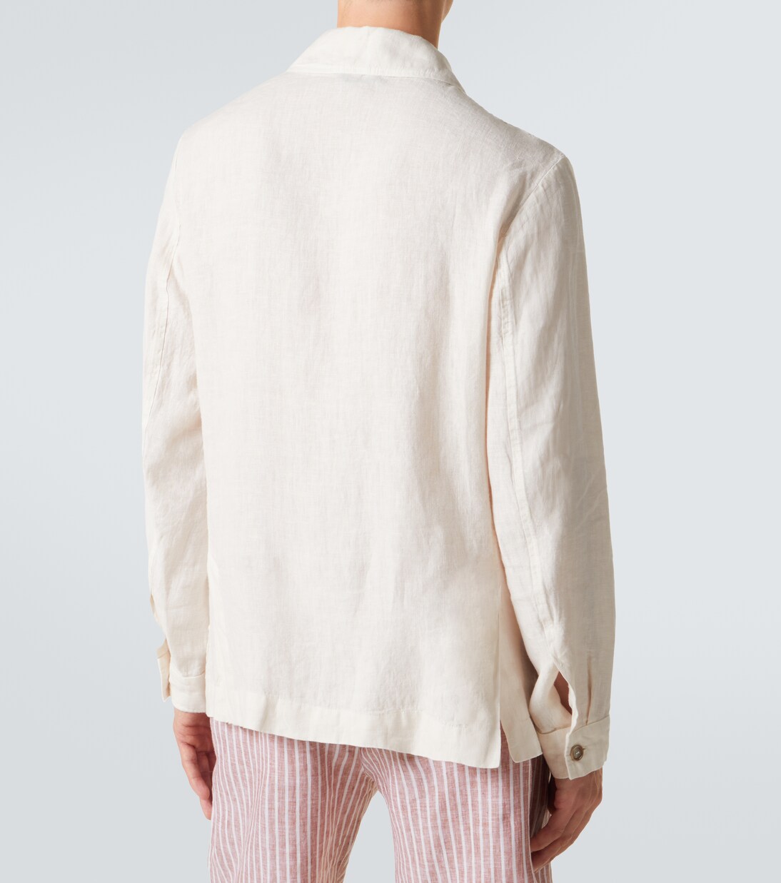 Oxford-Jacke aus Leinen | Fedeli