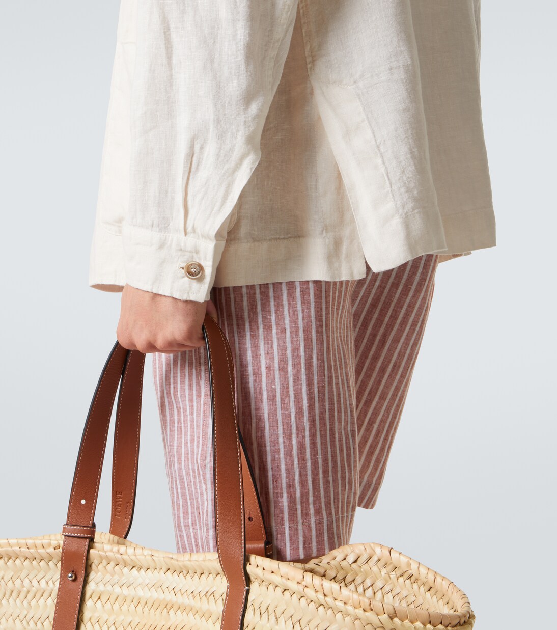 Oxford-Jacke aus Leinen | Fedeli