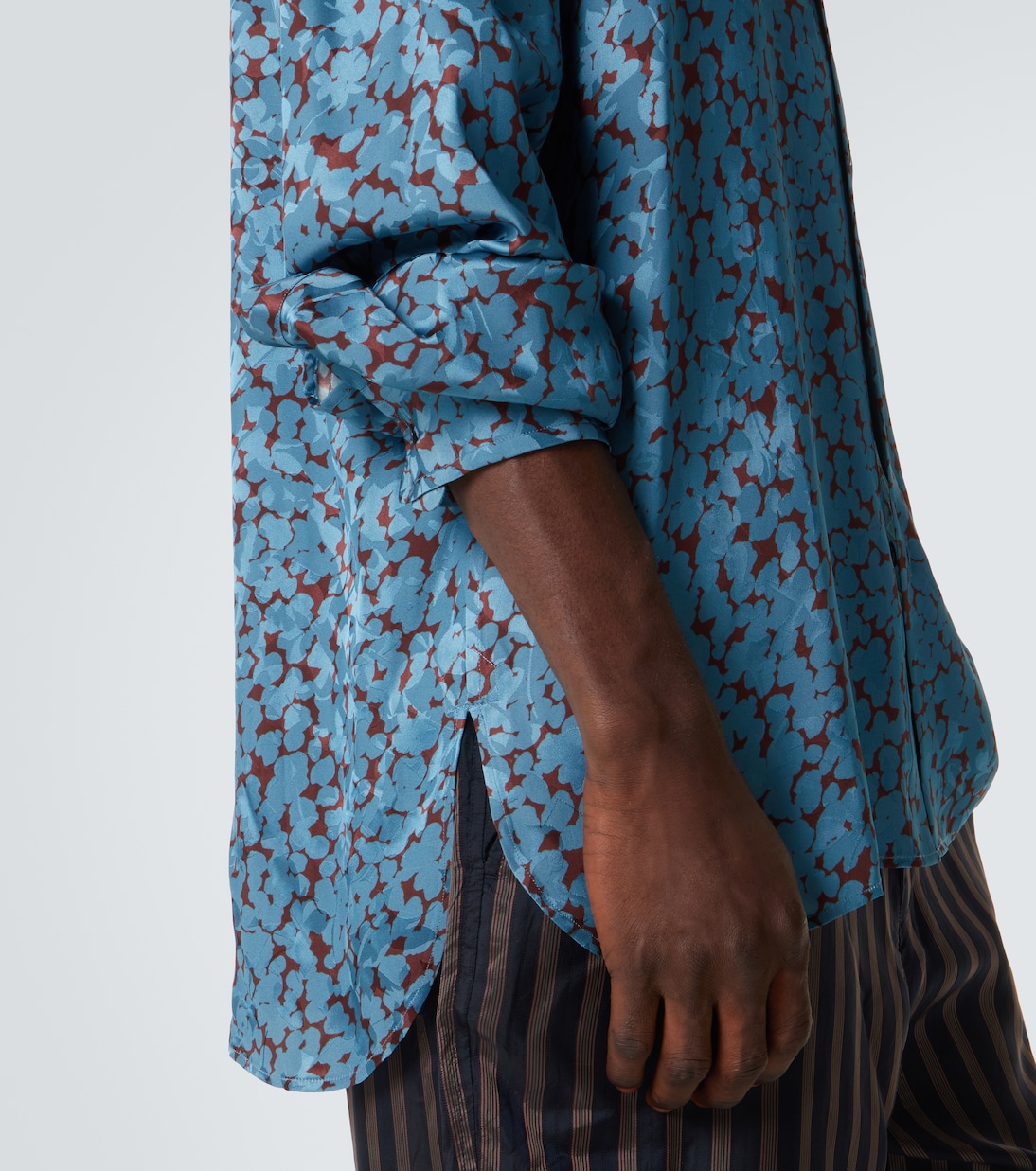 Camicia in raso con stampa | Dries Van Noten