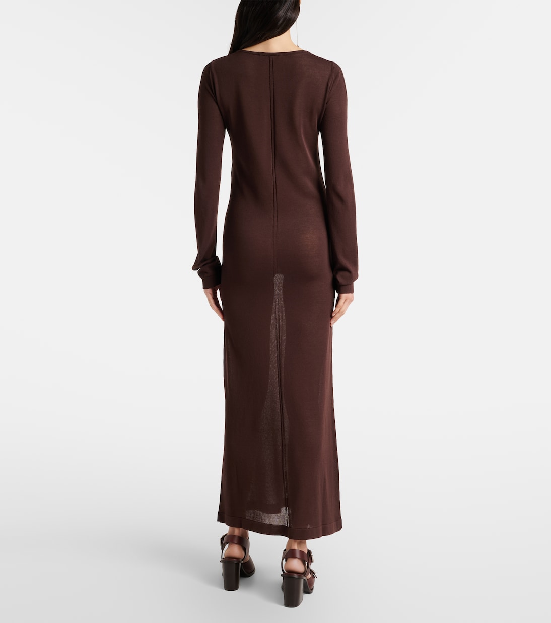 Maxikleid aus Crêpe | Lemaire