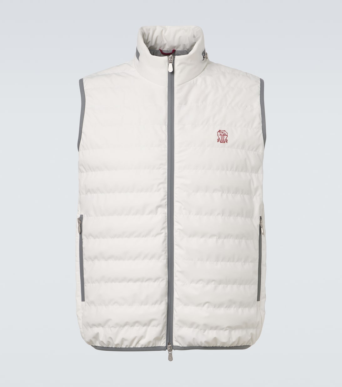 Logo down vest | Brunello Cucinelli
