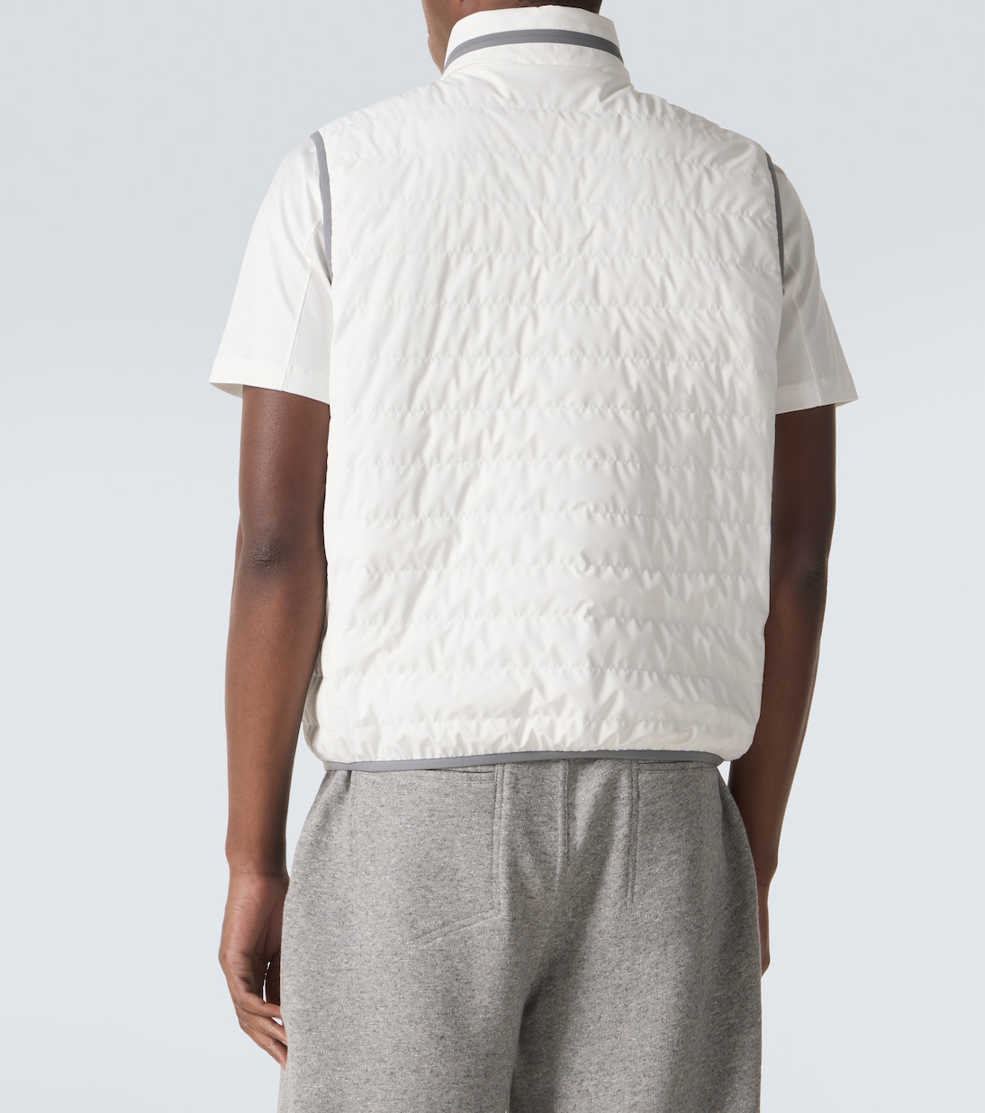 Logo down vest | Brunello Cucinelli