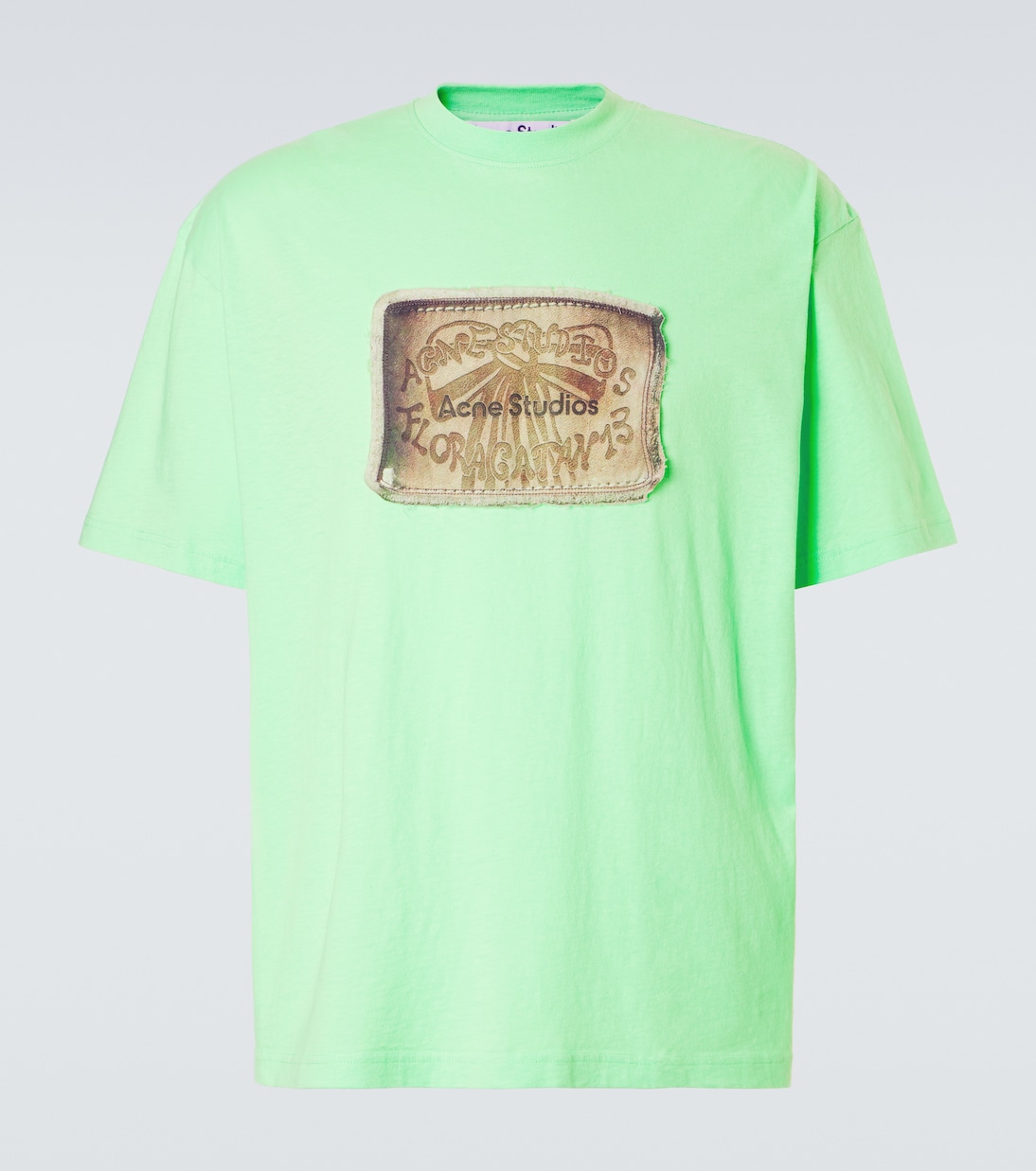 Printed cotton jersey T-shirt | Acne Studios