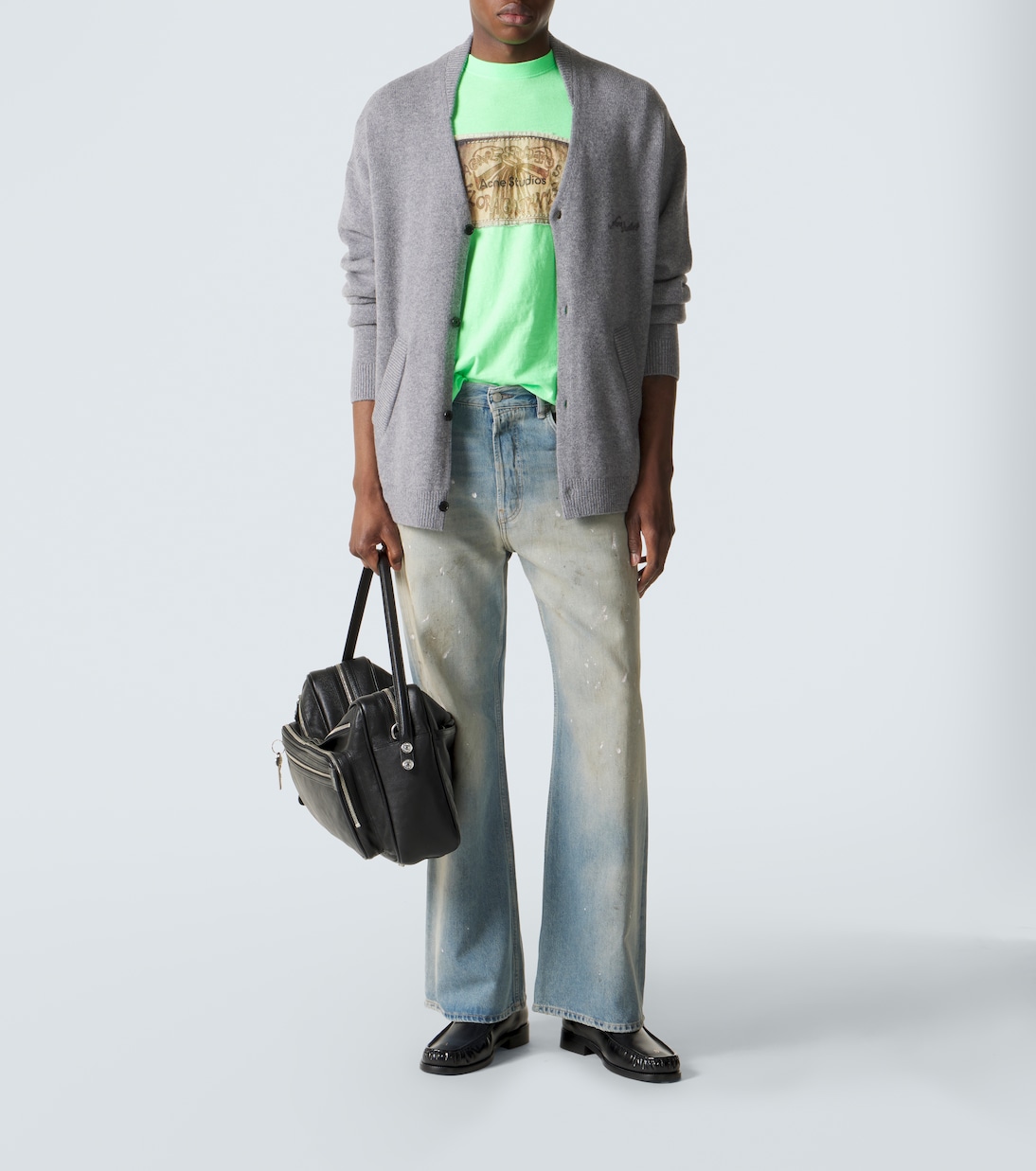 Printed cotton jersey T-shirt | Acne Studios