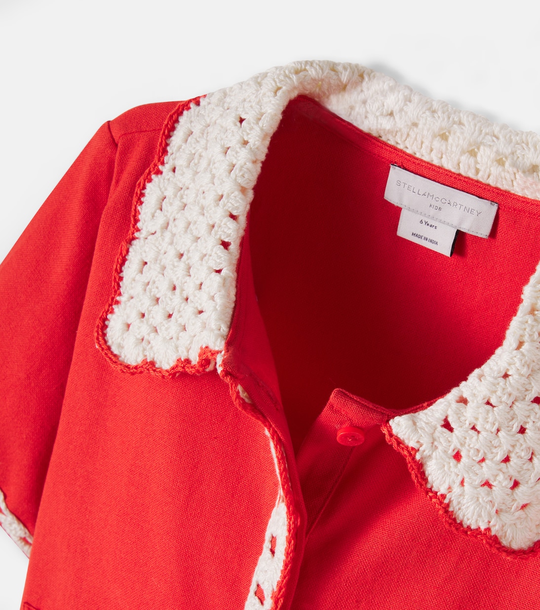 Chemise brodée en coton | Stella McCartney Kids