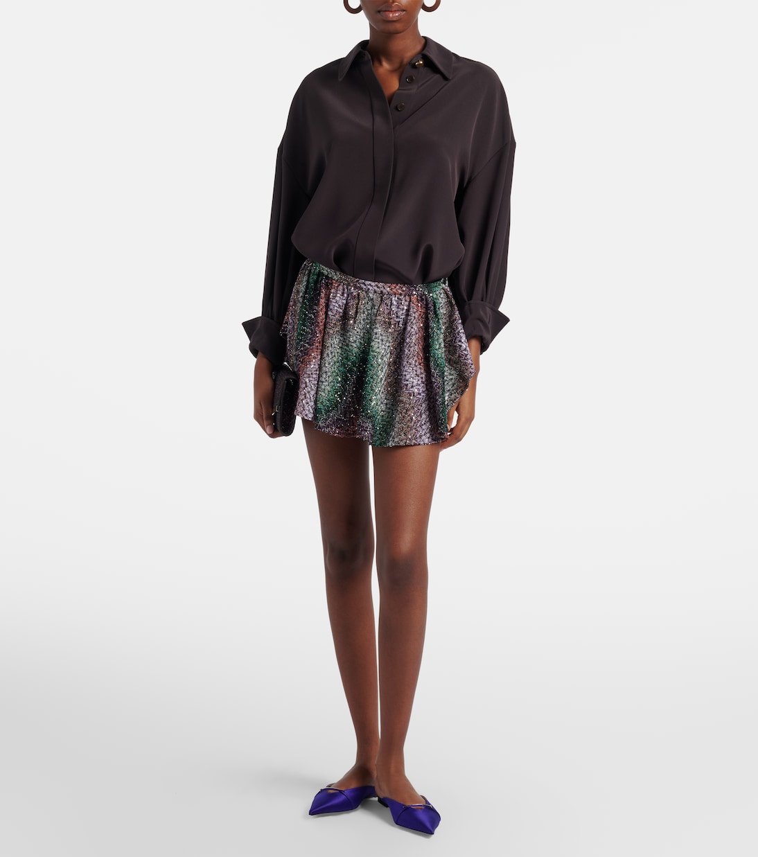 Minifalda de lamé con lentejuelas | Missoni