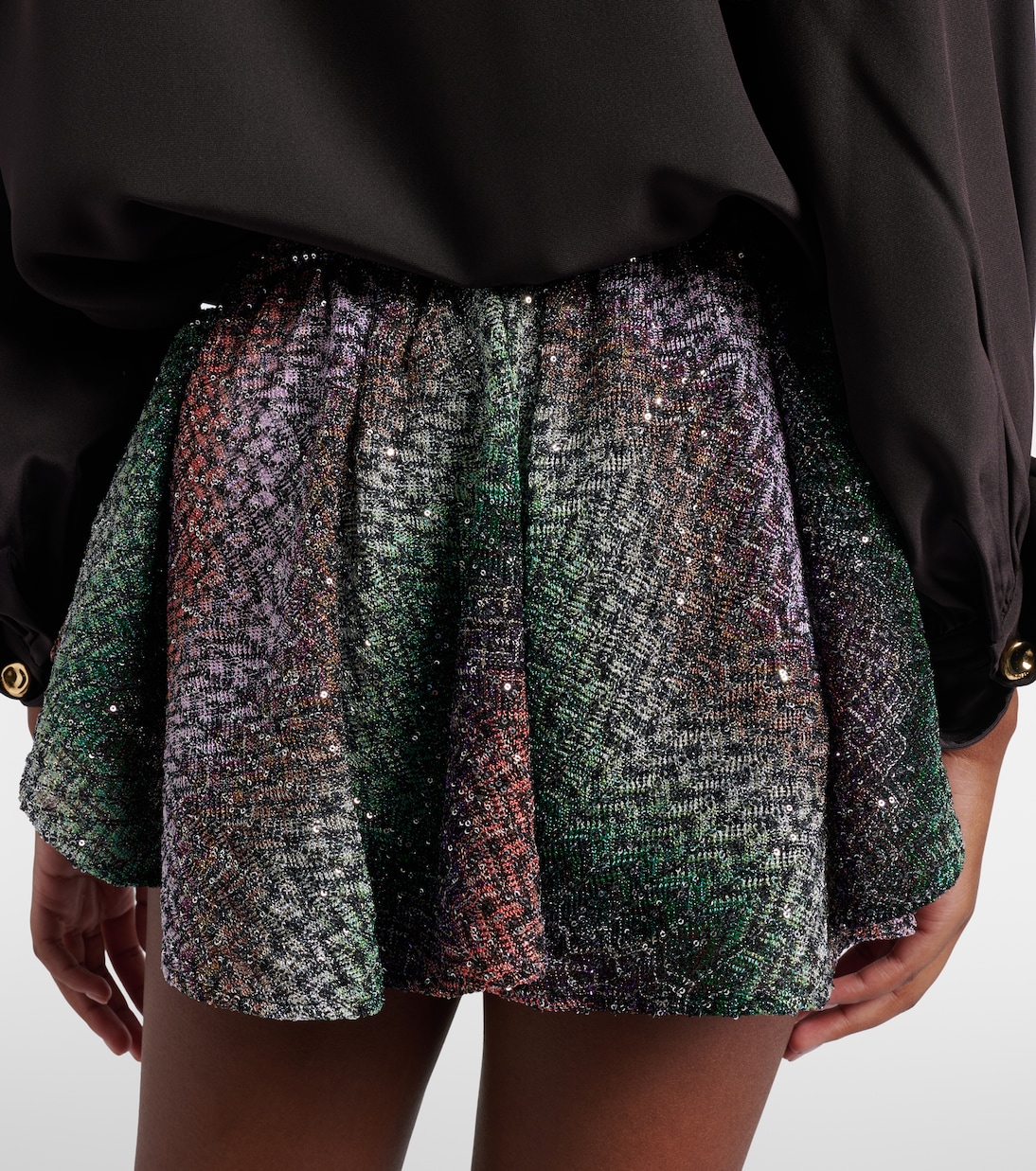 Minifalda de lamé con lentejuelas | Missoni