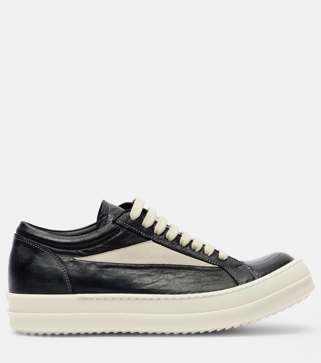 DRKSHDW Vintage leather sneakers | Rick Owens