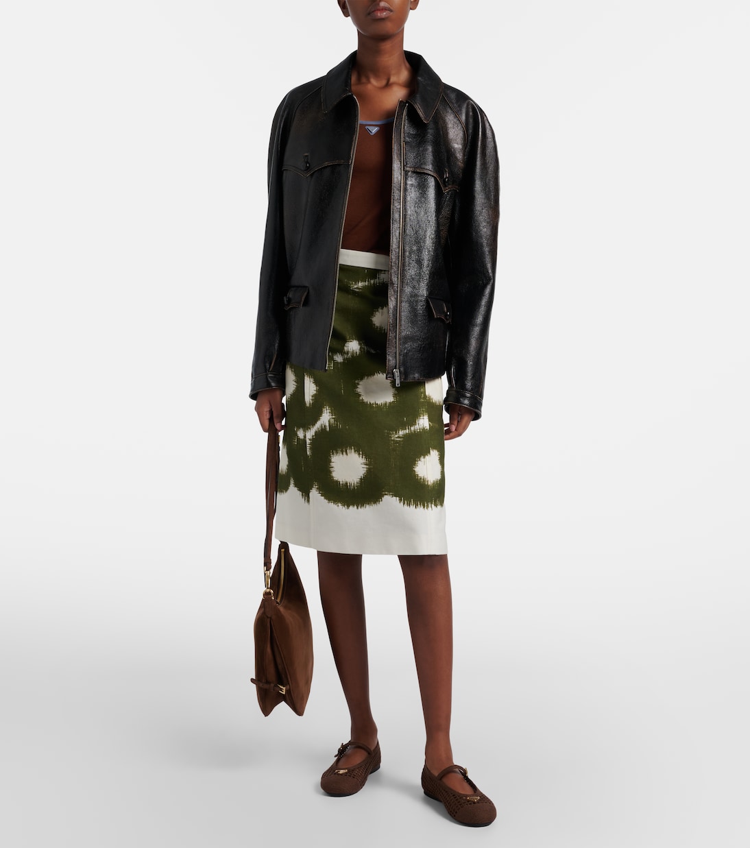 Cotton jersey tank top | Prada