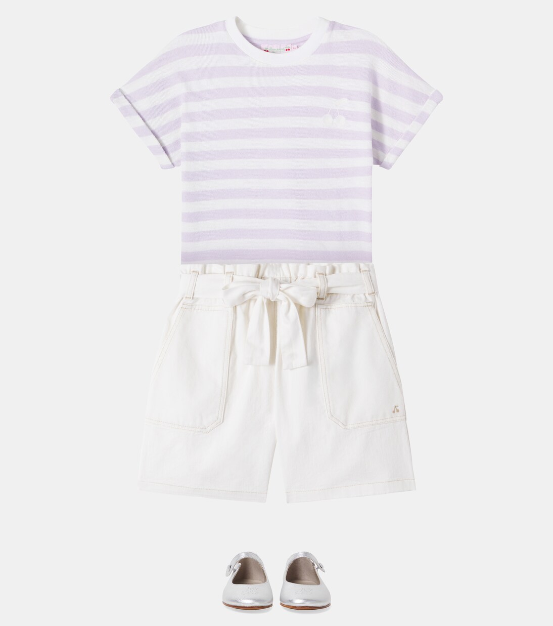 Lorrie denim shorts | Bonpoint