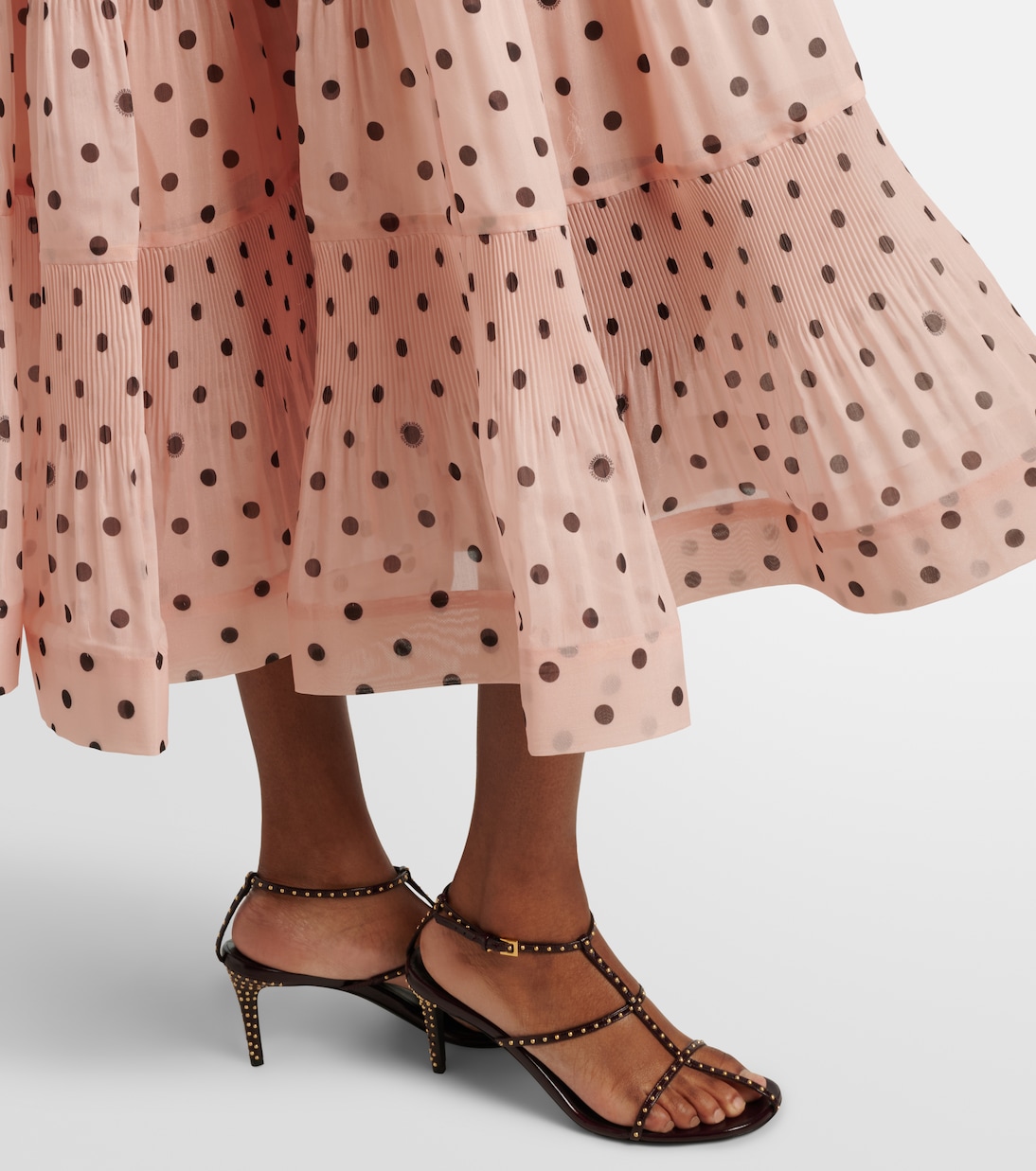 Robe midi à pois | Zimmermann