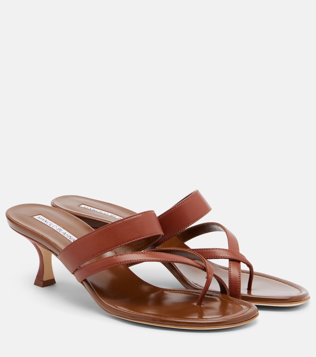 Susa leather thong sandals | Manolo Blahnik