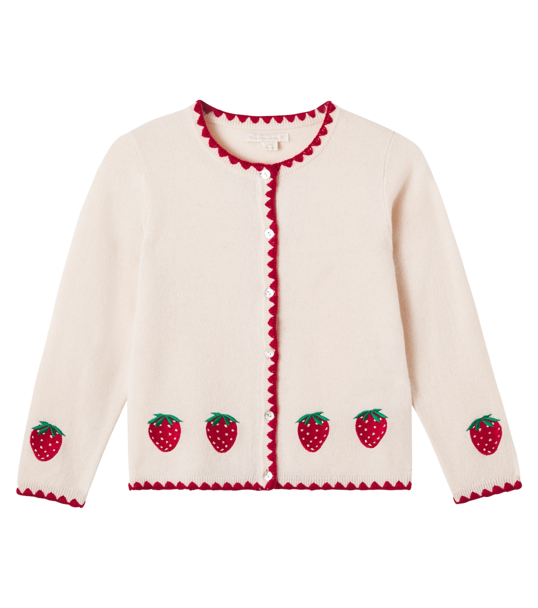 Bestickter Cardigan Collette aus Wolle | Konges Sløjd