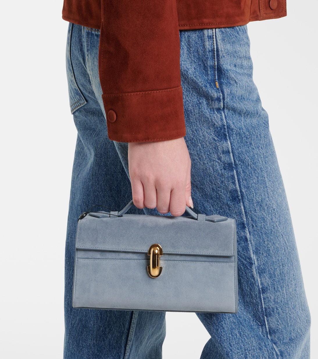 Sac Symmetry Pochette Mini en daim | Savette