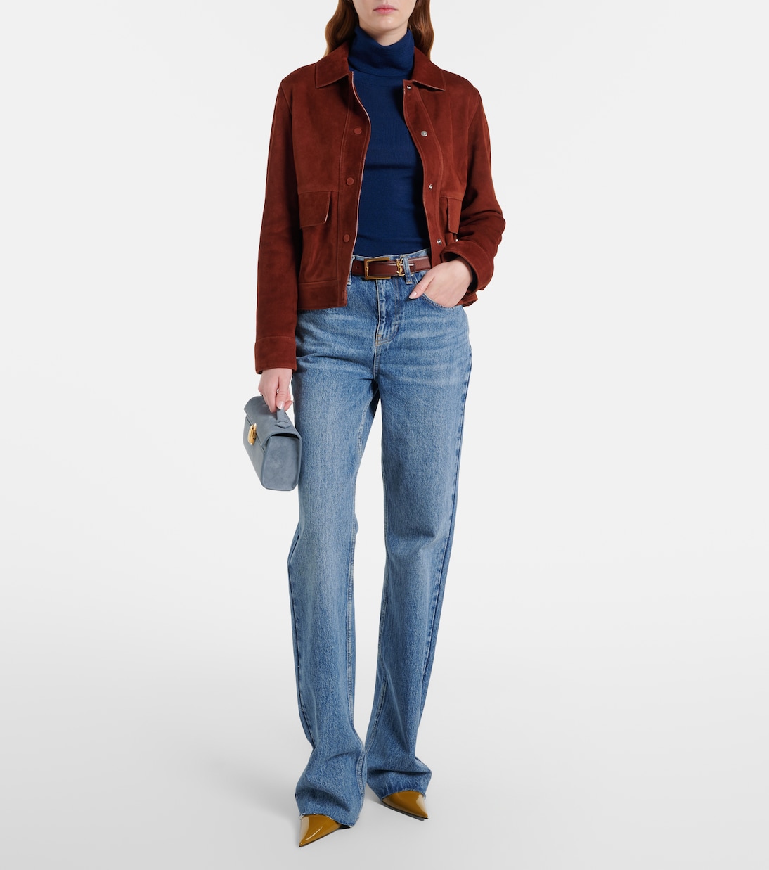 Sac Symmetry Pochette Mini en daim | Savette