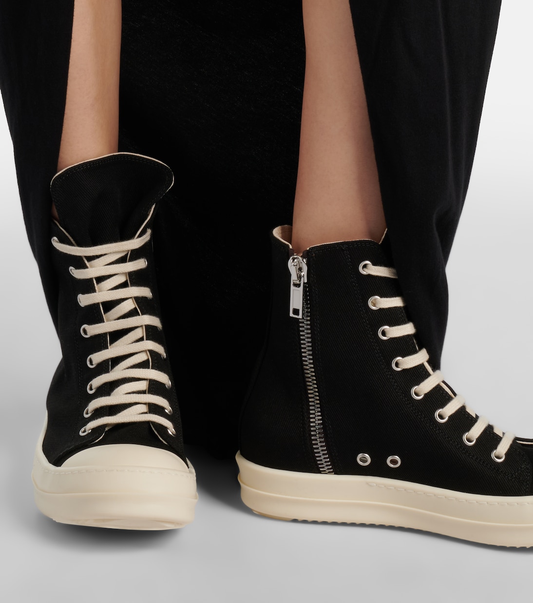 DRKSHDW denim sneakers | Rick Owens