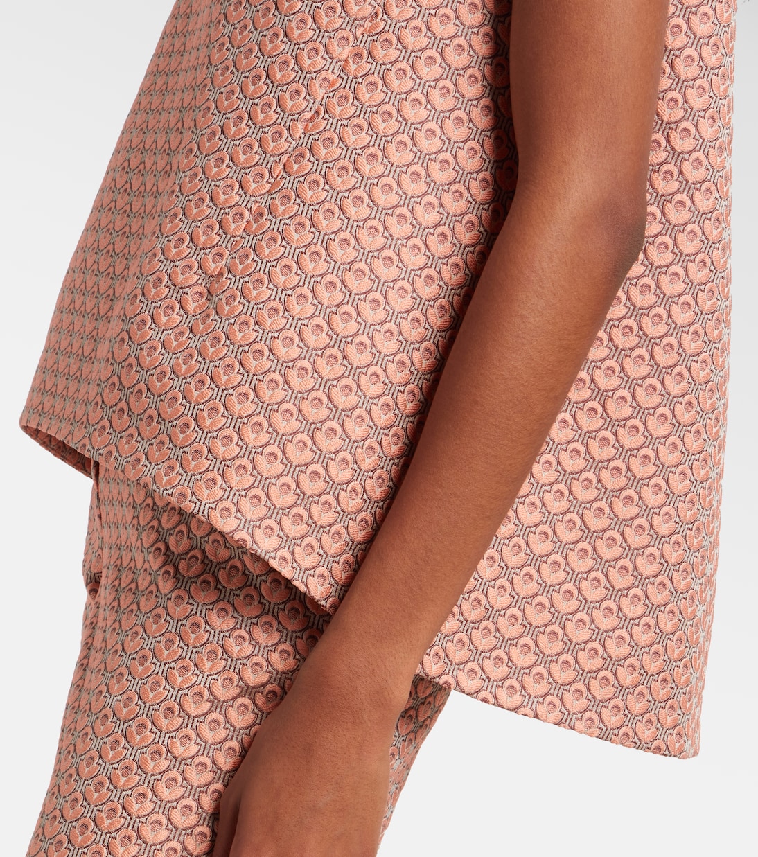 Top La Scala de jacquard floral adornado | La DoubleJ