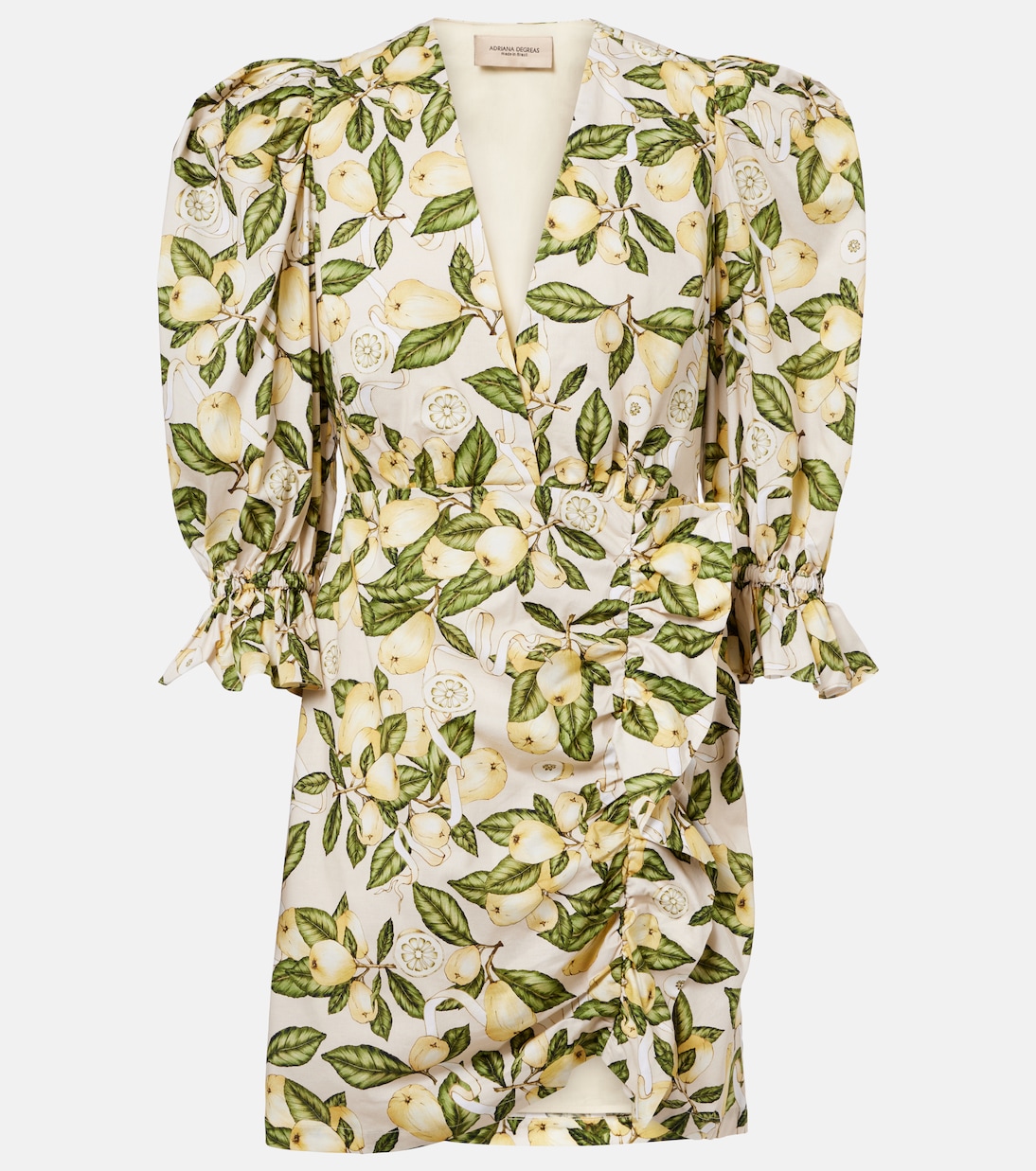 Robe imprimée en coton mélangé | Adriana Degreas