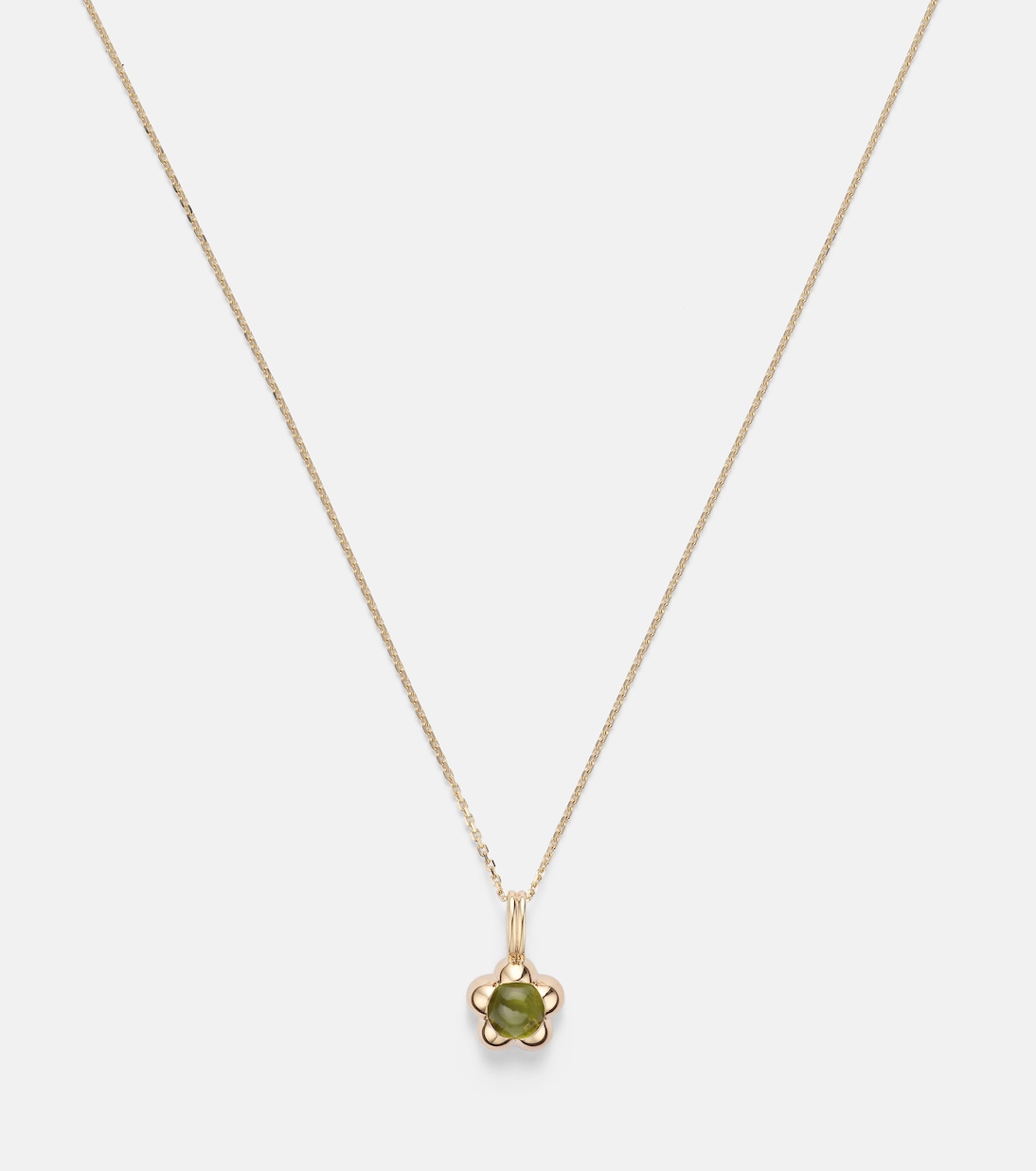 Kensington 14kt gold necklace with peridot | Stone and Strand