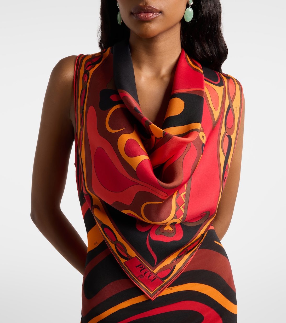 Pañuelo Manuba de sarga de seda | Pucci